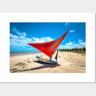 Photograph - Red Sail on the Horizon Posters and Art